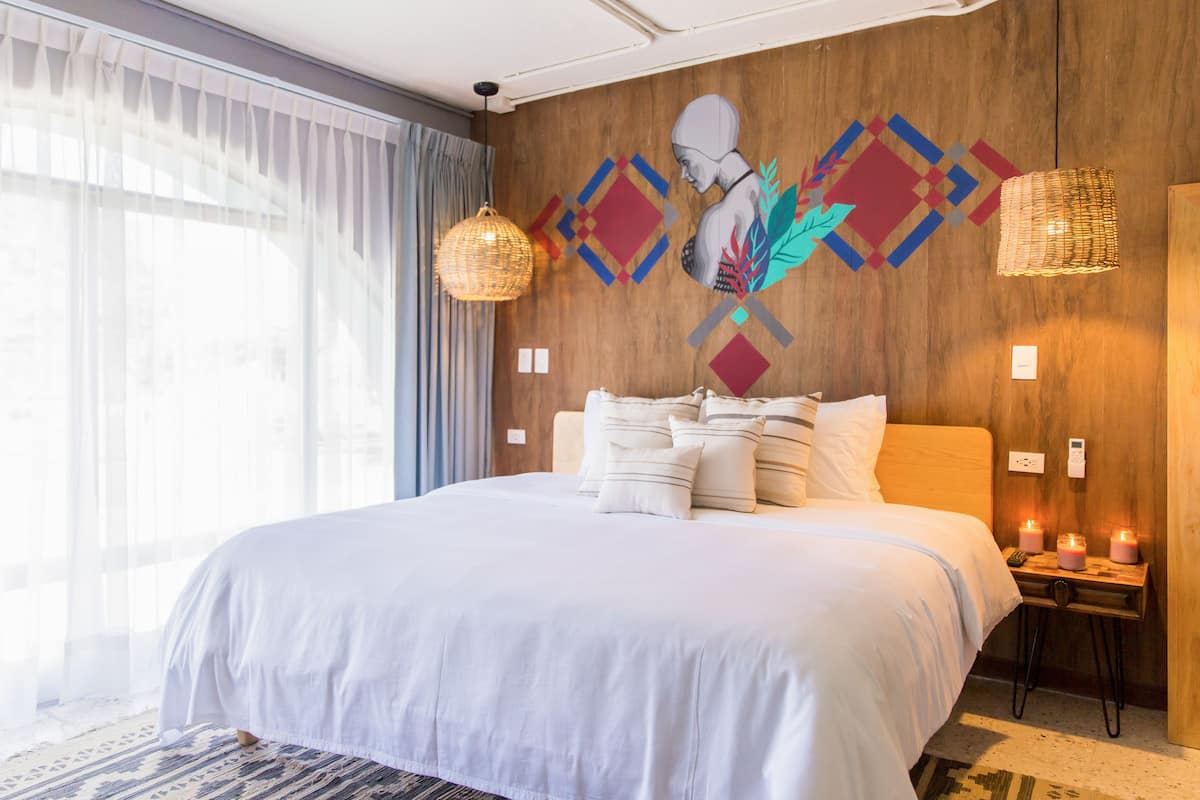 Wifi gratis y ropa de cama