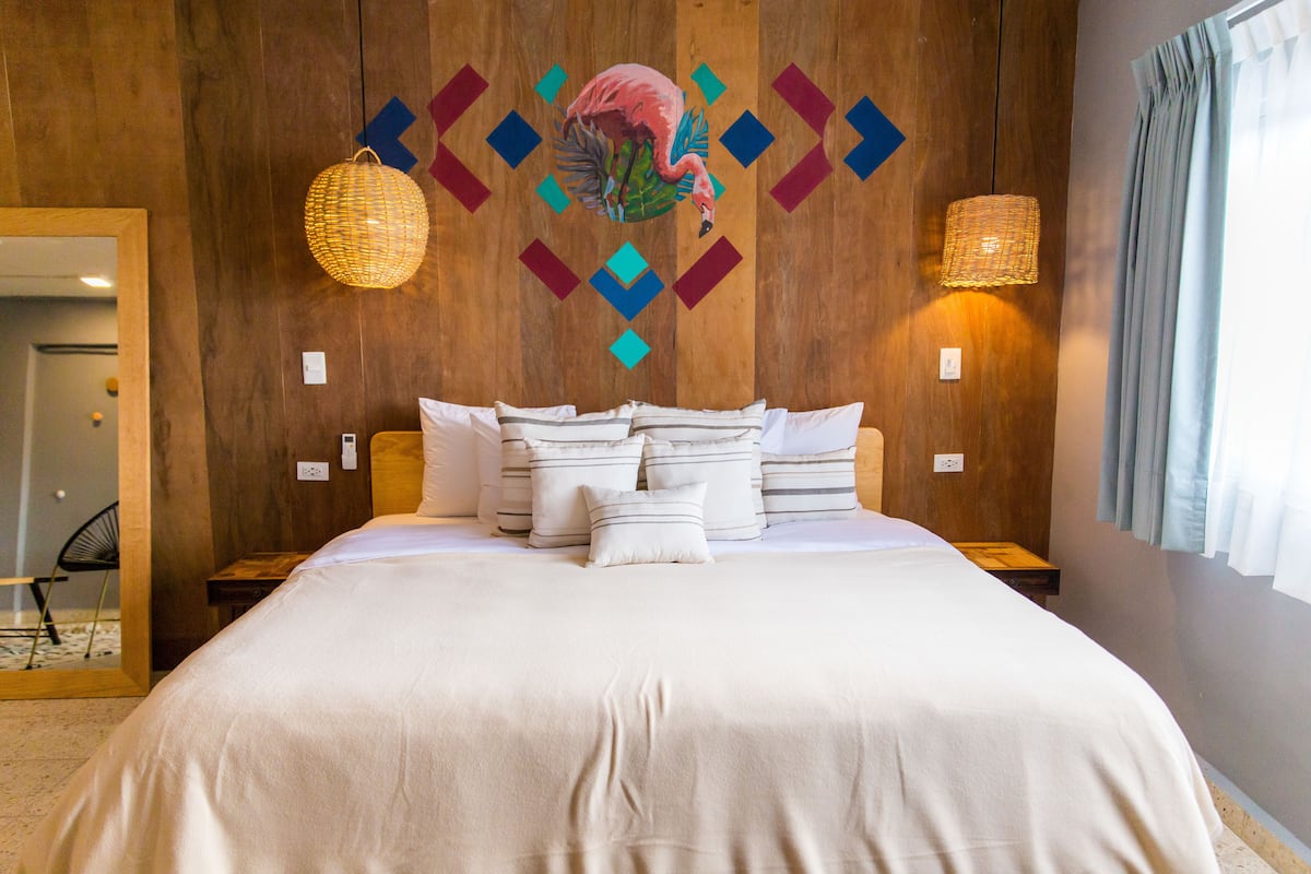 Wifi gratis y ropa de cama