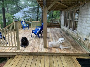 Terrace/patio - Waterfront Paradise!!  2020 discount pricing for this 5 star luxury Home. (Bourne)