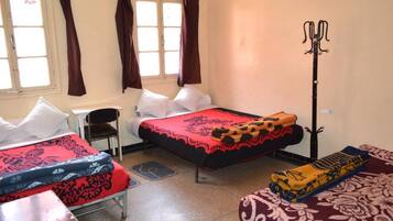 Desk, blackout drapes, soundproofing, free WiFi