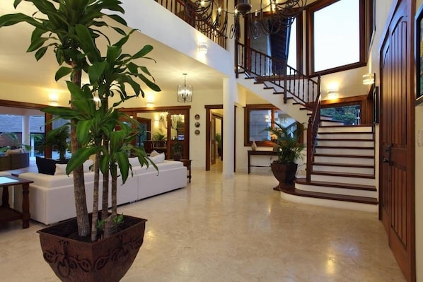 Interior entrance