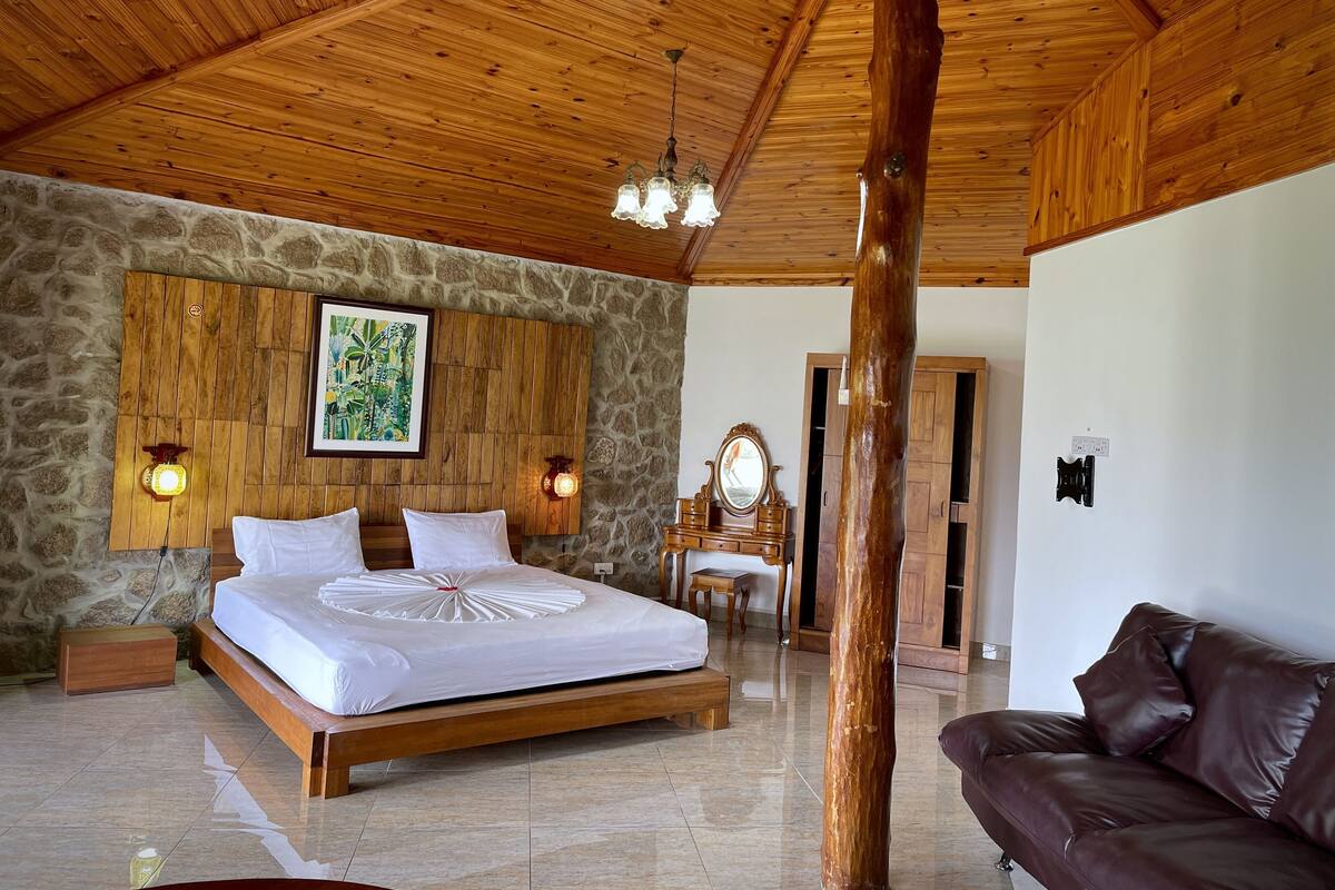 Villa, 1 Schlafzimmer | Zimmersafe, Verdunkelungsvorhänge, Bügeleisen/Bügelbrett
