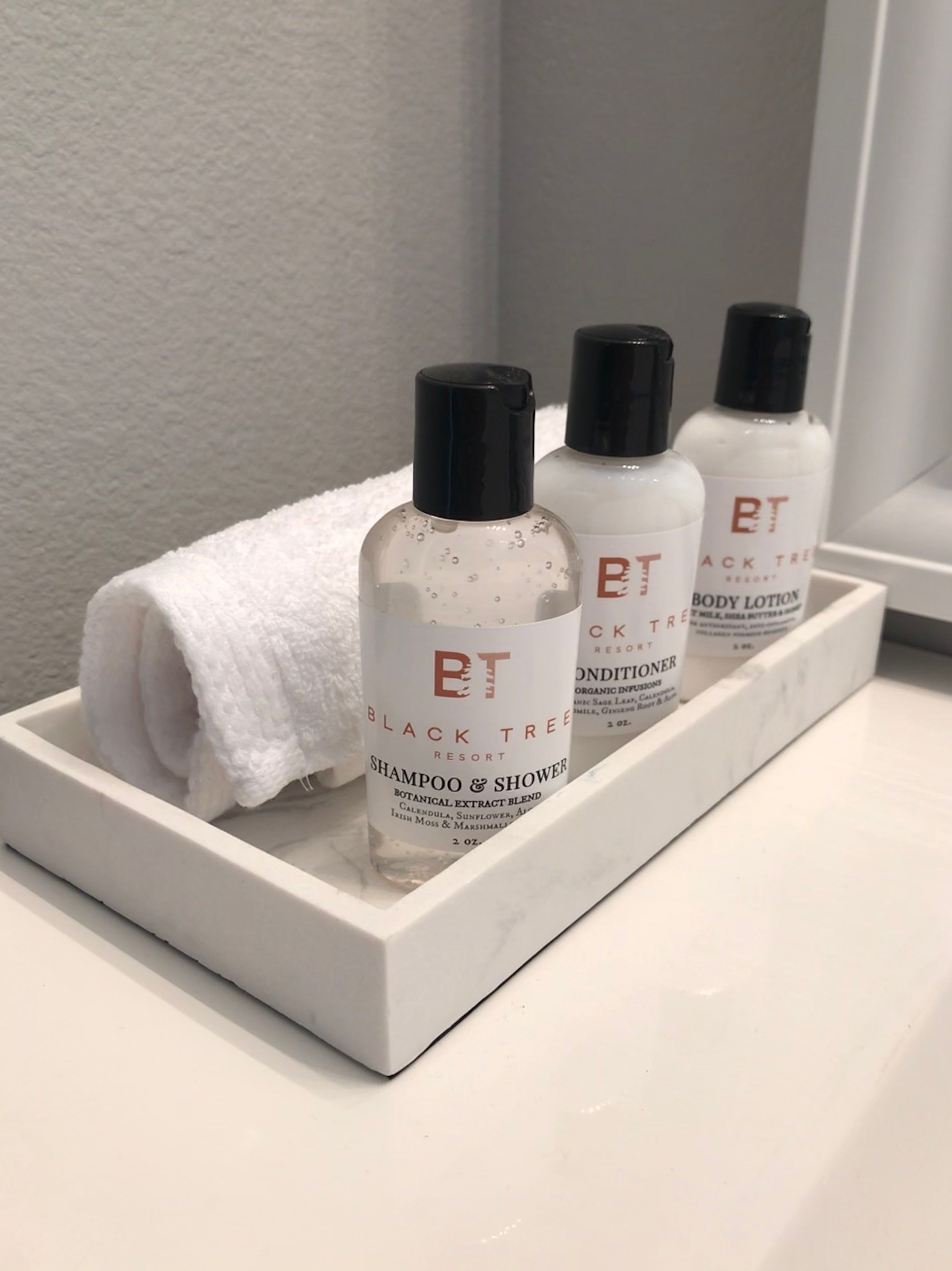 Luxury Tent, 2 Queen Beds, Fireplace, Mountain View | Bathroom amenities | Shower, free toiletries, hair dryer, towels