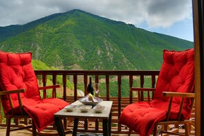 Leilighet – deluxe, balkong | Terrasse/patio