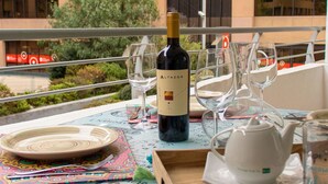 Luxury Apartment, 1 Bedroom, City View | Balcony - Lux Providencia Apart Hotel (Santiago)