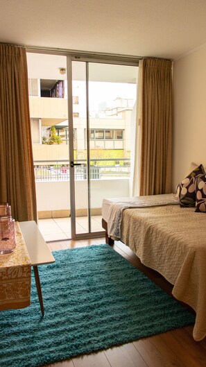 Luxury Apartment, 1 Bedroom, City View | In-room safe, iron/ironing board, free WiFi, bed sheets - Lux Providencia Apart Hotel (Santiago)