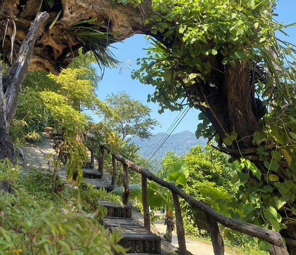 Entrée de l’hébergement