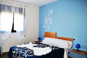 3 slaapkamers, een kluis op de kamer, een bureau