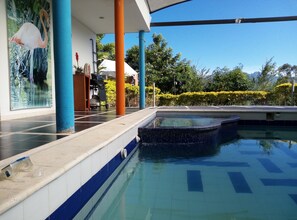 Indoor pool - Recreation house in temperate climate condominium. Country (Arbeláez)