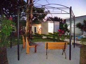 Vista para o jardim