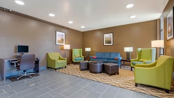 Sala de estar en el lobby