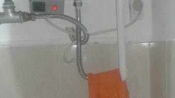 Apartment | Private kitchen | Full-sized fridge, microwave, stovetop, electric kettle