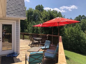 Outdoor dining - The Gathering  House (Stuart)