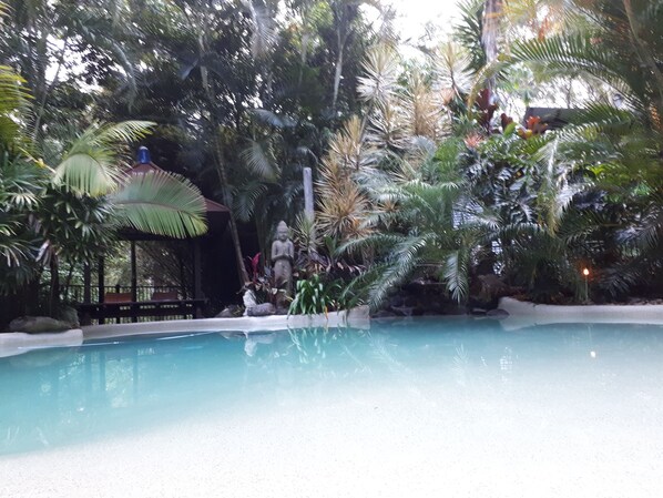 Indoor pool, outdoor pool
