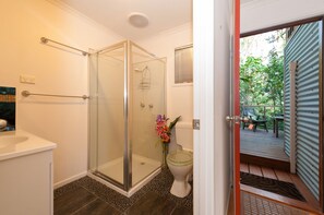Towels, soap, shampoo, toilet paper