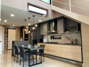 Fridge, microwave - Sunrise Gurney Duplex (Georgetown) (George Town)