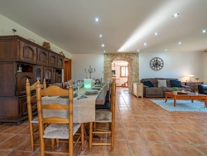 Dining - Can Magan - Big Groups, Private Pool, Garden & BBQ (SANT GENIS DE PALAFOLLS)