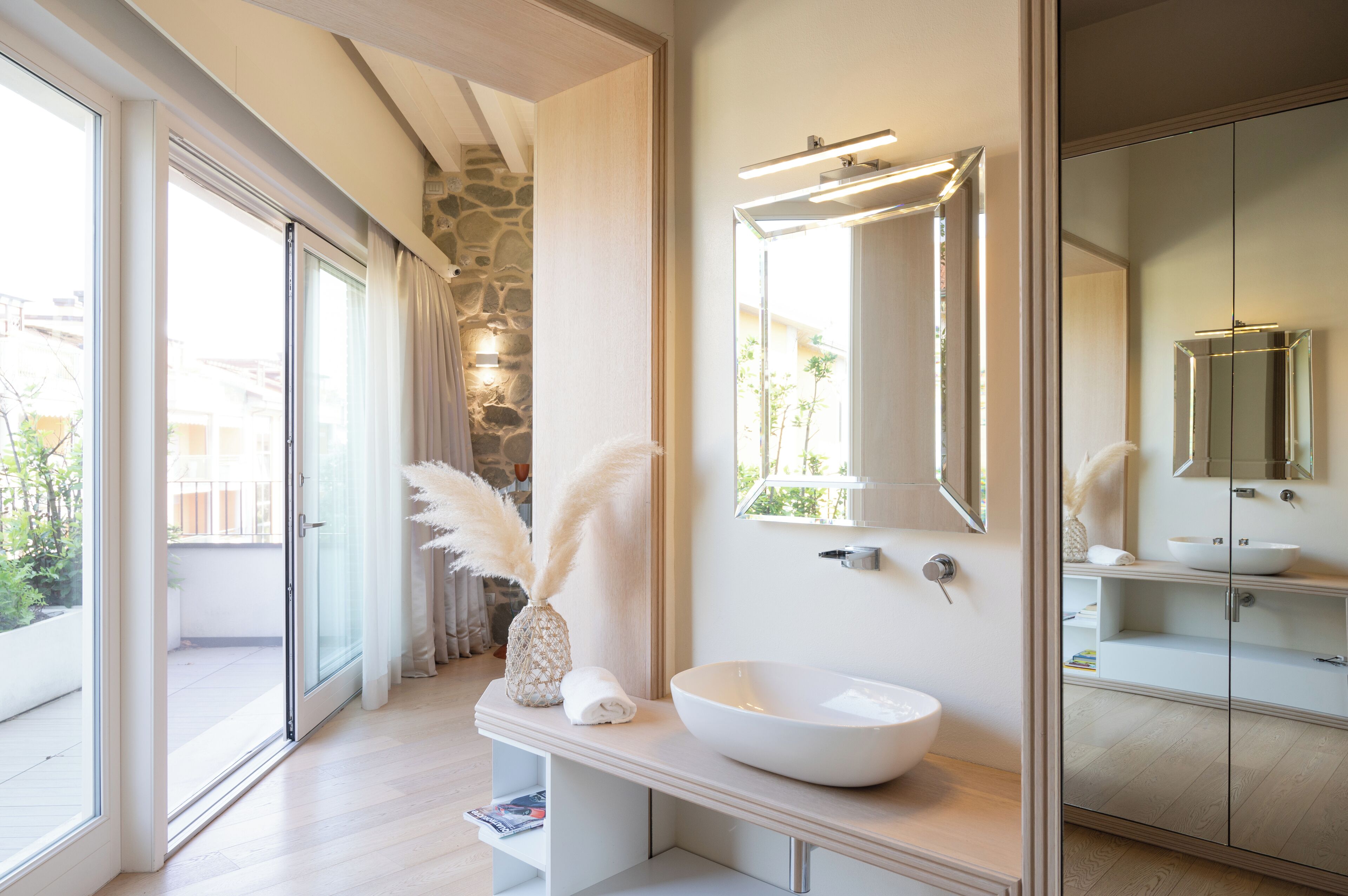 Attico panoramico | Bagno | Doccia, set di cortesia gratuito, asciugacapelli, bidet