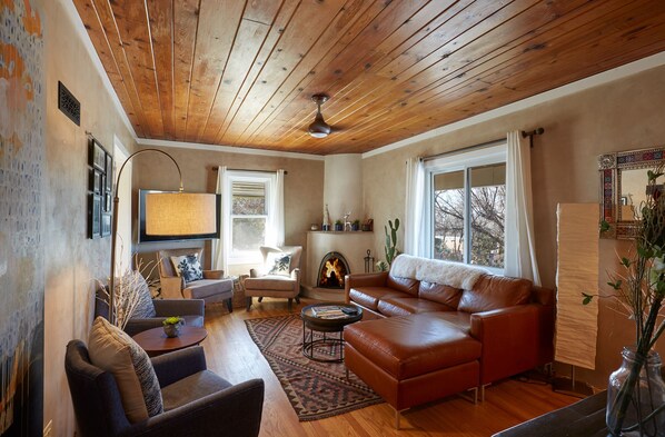 تلفزيون، مدفأة