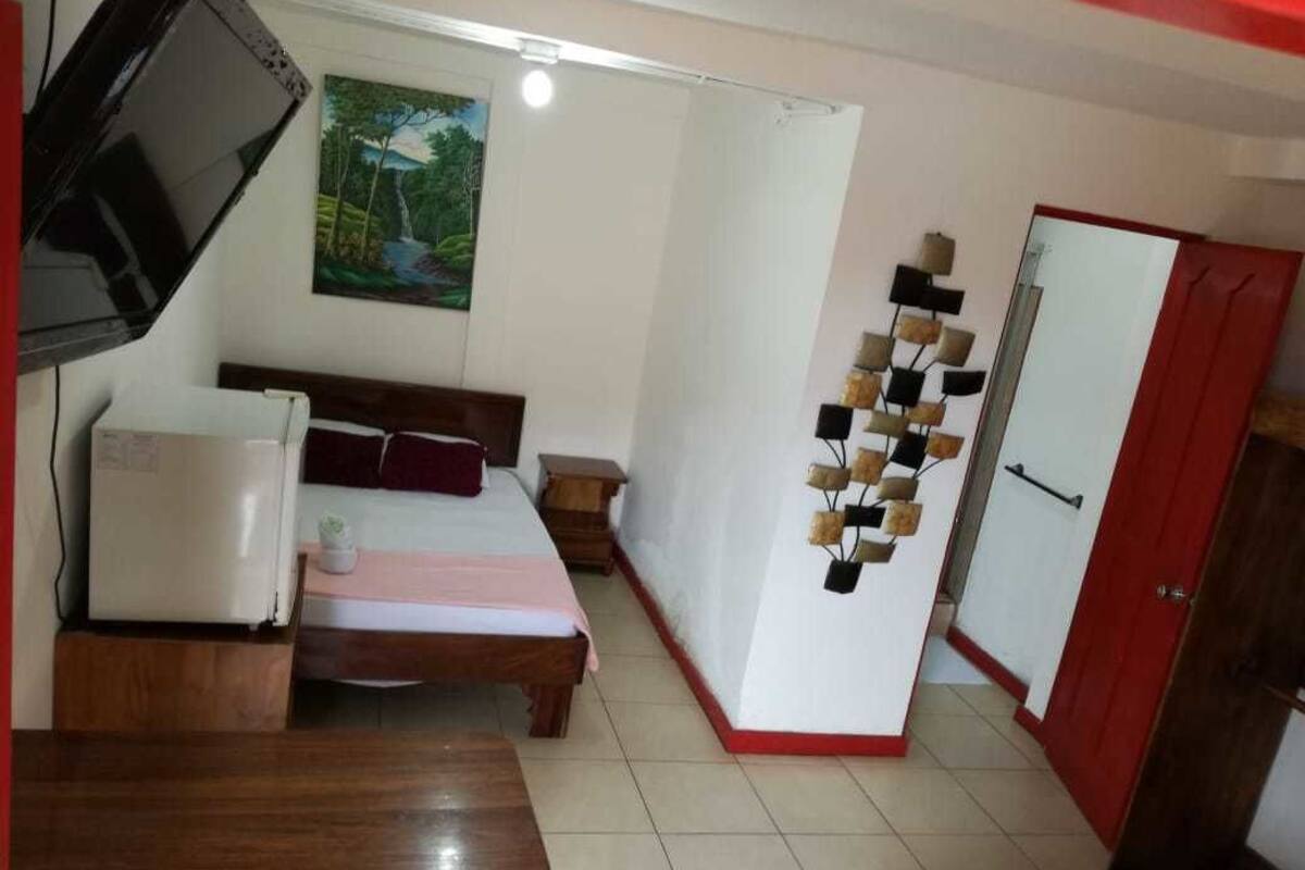 Double Room, Pool View | Minibar, WiFi (free), bed sheets