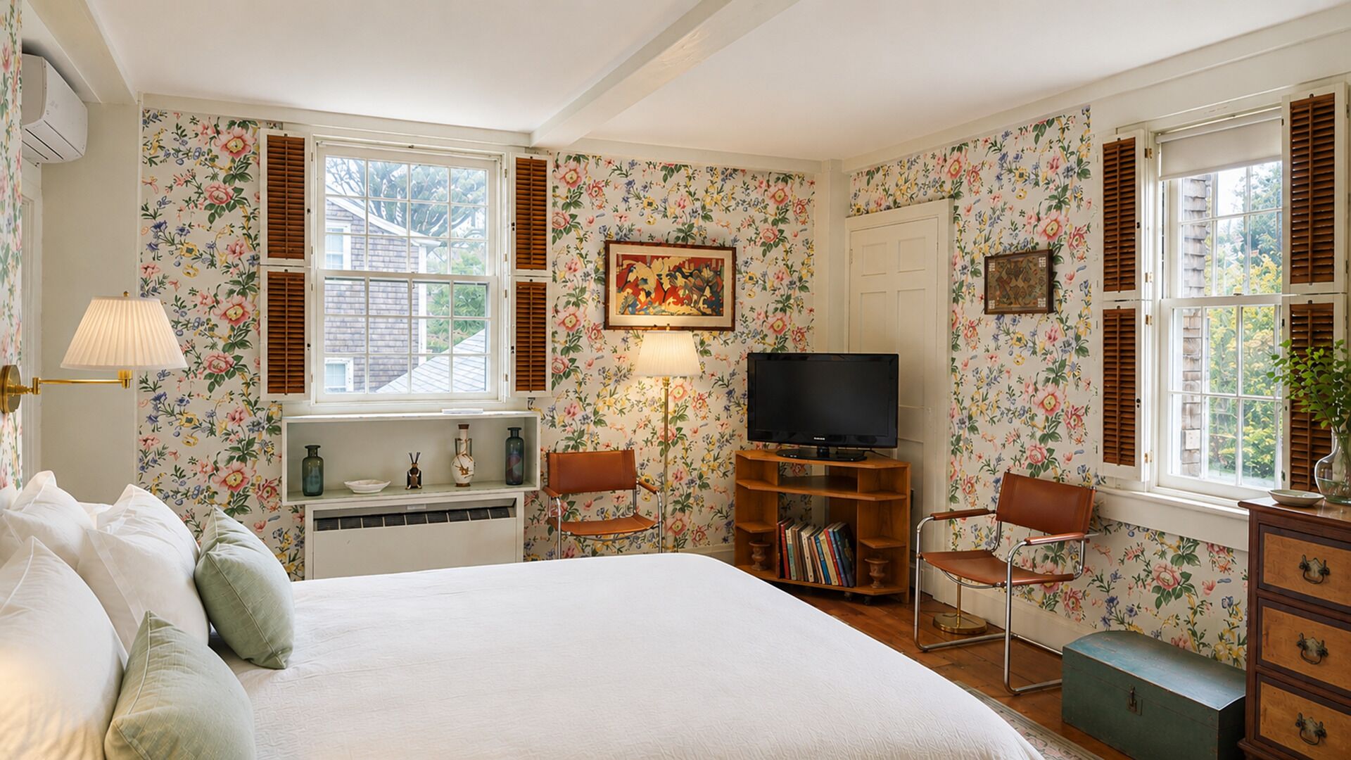 Charming Green Room Boutique B&B | Sábanas italianas Frette, ropa de cama de alta calidad y edredón 