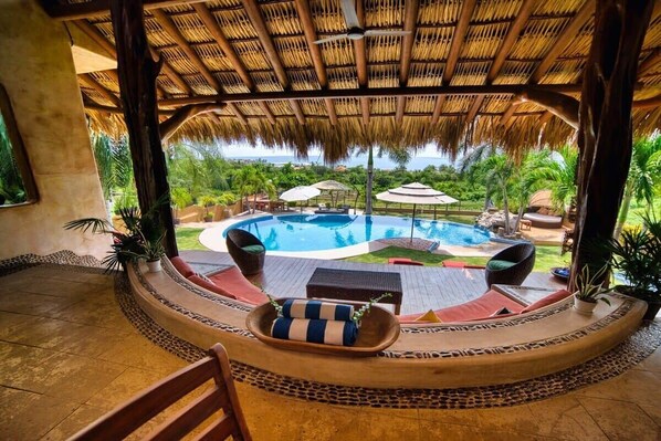 Pool - Luxurious Troncones Estate with 360 Views, Private Pool & Steps to Surf (Troncones)