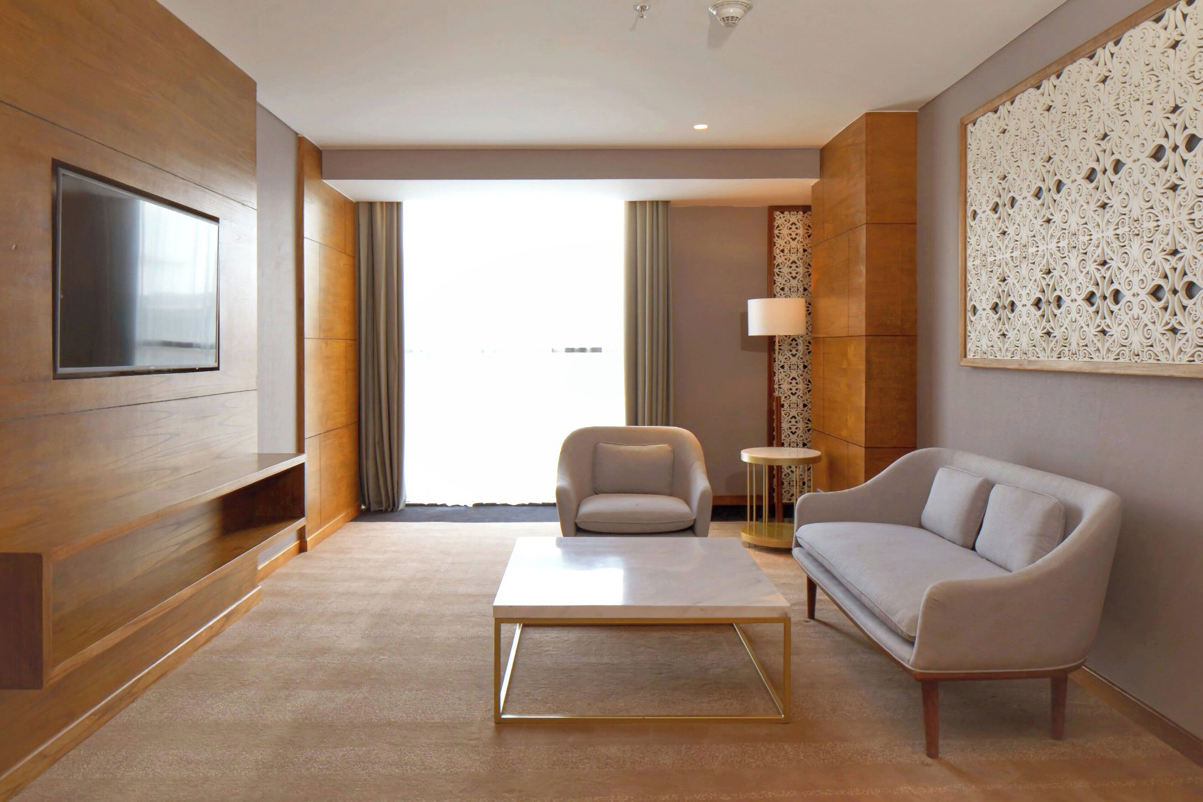 suite, 1 bedroom, non smoking, pool view | living room | 42-inch flat-screen tv with cable channels, tv