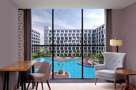 Room, 1 King Bed, Pool View | Pool | Outdoor pool