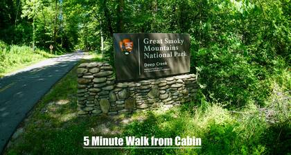 10 makuuhuoneen viiden minuutin kävelymatkan päässä Deep Creek - Great Smoky Natinal Park