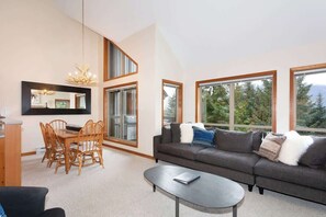 TV, fireplace, offices