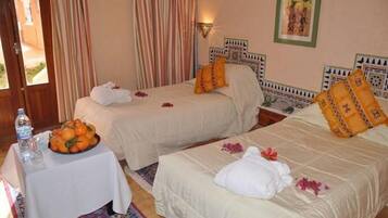 Standard Double or Twin Room, Pool View | Desk, blackout drapes, iron/ironing board, rollaway beds