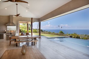 Blick von der Unterkunft