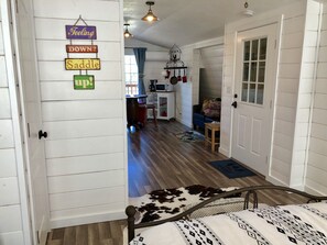 Soundproofing, iron/ironing board, travel cot, free WiFi
