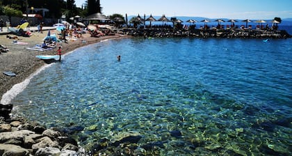 Apartment NJIVICE *** with Wi-Fi, sea view, air conditioning, 200m from the sea