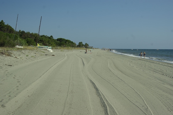 Am Strand, Strandtücher