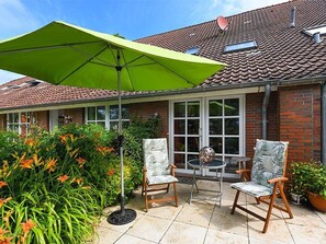 Terrace/patio - Apartment Seestern - Ferienhof Sjuts (Werdum)