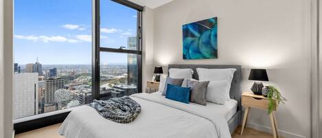 2 slaapkamers, een strijkplank/strijkijzer, wifi, beddengoed