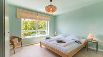 2 Schlafzimmer, Zimmersafe, kostenloses WLAN, Bettwäsche