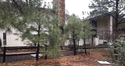 Charming two bedroom cabin located in the Hualapai mountains sleeps 8