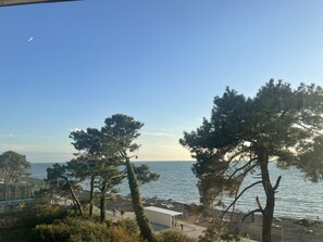 Blick vom Balkon