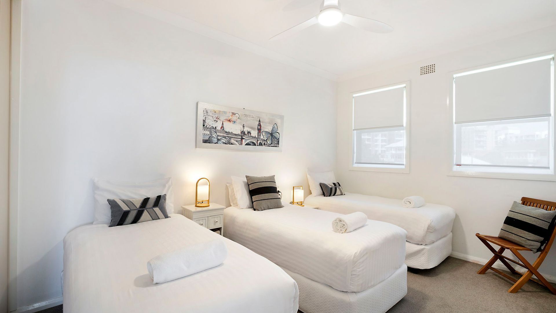 3 bedrooms, iron/ironing board, WiFi, bed sheets