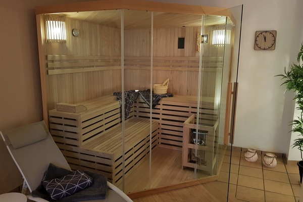 Die Sauna (zur alleinigen Nutzung gegen Aufpreis buchbar)