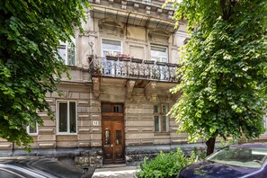 Majoituspaikan sisäänkäynti