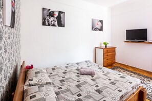 Departamento superior | 1 habitación, tabla de planchar con plancha, wifi gratis y ropa de cama 