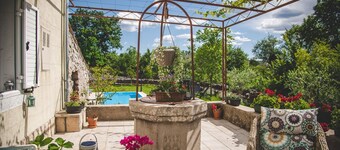 Village Villa M**** with an authentic touch and a pool on Krk