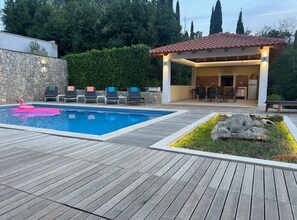 Pool - Villa Oasis Cypress - Three Bedroom Villa with Terrace and Swimming Pool (Cilipi)
