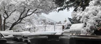 Superbe Canyon Retreat, Vues depuis le porche arriĂšre!