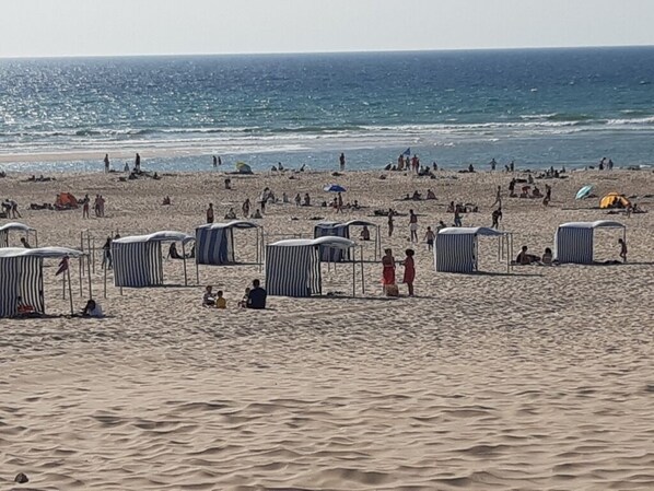 On the beach