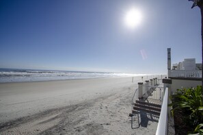 On the beach