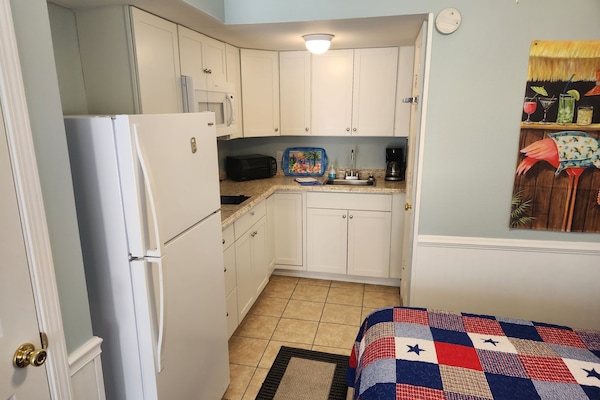 New Tile Floor and New Kitchenette